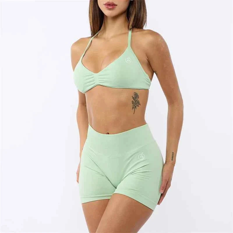Conjunto de Sujetador Bum Impact y Pantalones Cortos Moldeadores