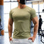 T-shirts de sport pour hommes grande taille en tissu Dry Fit