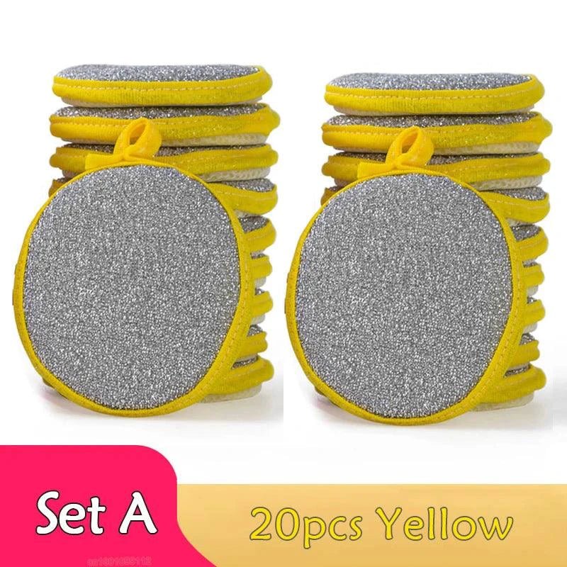 Double-Sided Dishwashing Sponges - 5/10/20 Pack