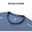 T-shirt de course à séchage rapide pour homme CHRLCK - Essentiel respirant d'été