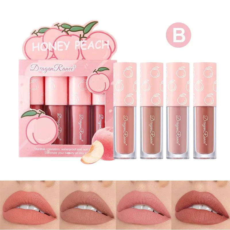 Mini Velvet Matte Lip Gloss Set - 4 Piece Collection