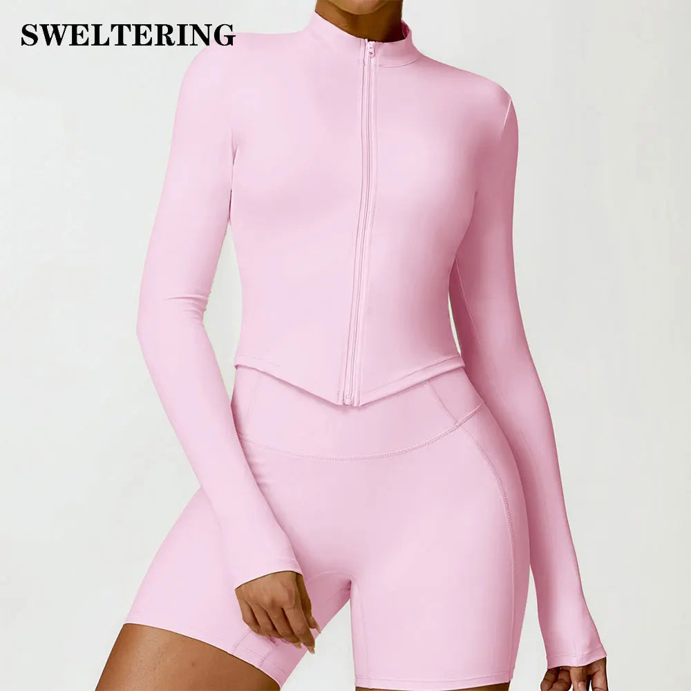 Veste de sport zippée pour femmes