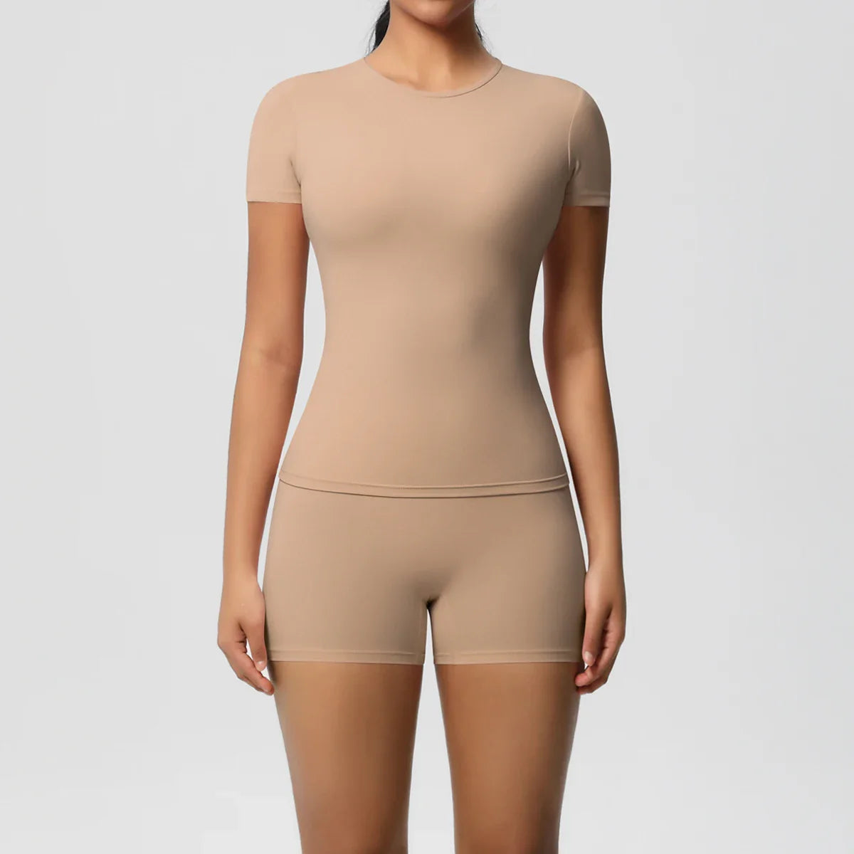 Conjunto de Leggings y Top de Gimnasio de Secado Rápido de 2 Piezas