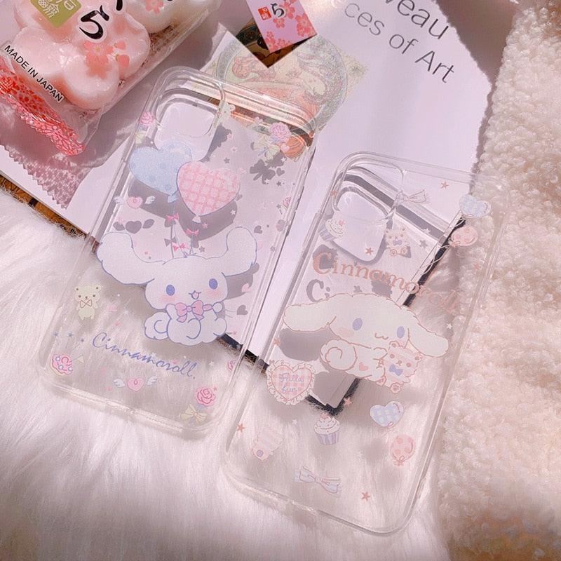 Coque de téléphone mignonne avec un chien cartoon pour iPhone - Élégante et protectrice