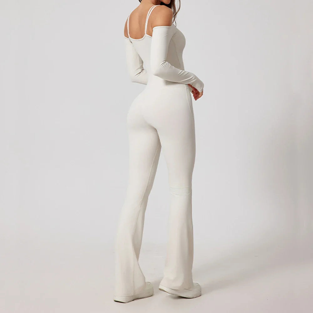 Combinaison de yoga évasée pour femmes pour un mode de vie actif