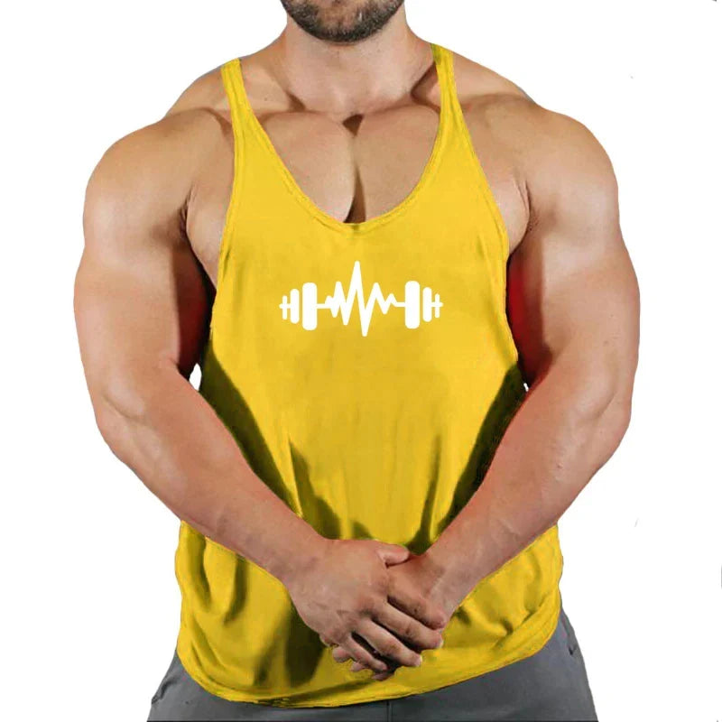 Camiseta sin mangas premium para hombres, ideal para entusiastas del fitness