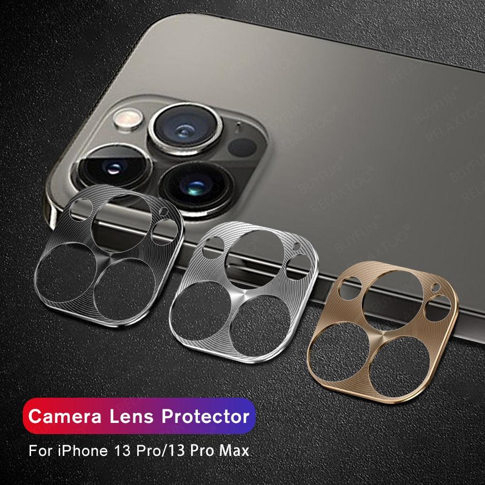 Premium Aluminum Alloy Camera Lens Protector for iPhone 11/12/13/14 Series - Korvel