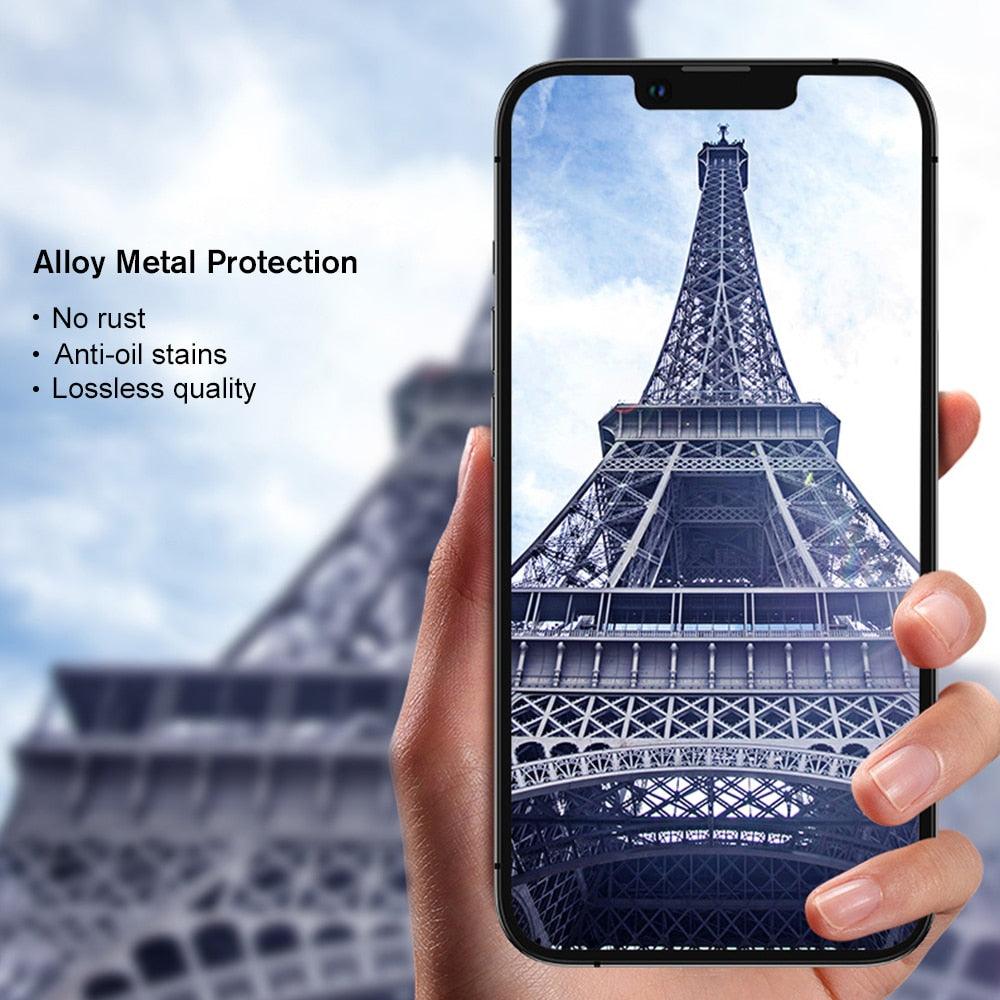 Premium Aluminum Alloy Camera Lens Protector for iPhone 11/12/13/14 Series - Korvel