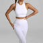 Seamless Ribbed High Waisted Yoga Set