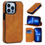 Coque en cuir premium à rabat pour iPhone 13/12/11 Pro Max