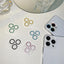 Verre de protection scintillant pour caméra pour iPhone 14/13/12