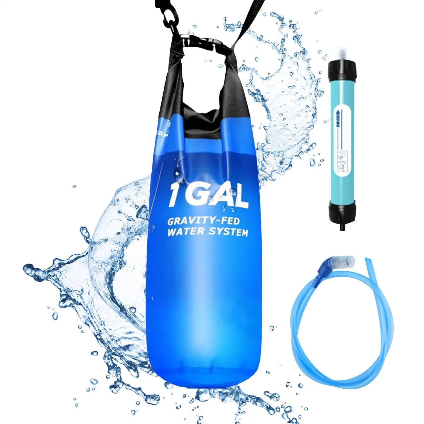 Filtre pliable AquaGuard : Pureté et hydratation portables
