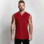 Camiseta sin mangas de algodón premium con cuello en V para hombres