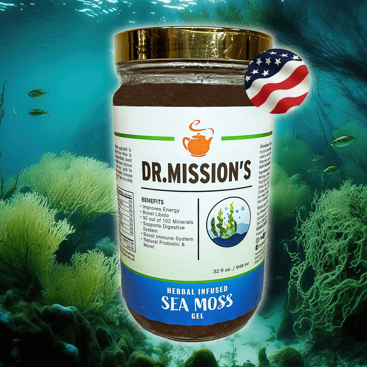 Dr. Mission Sea Moss Gel - Korvel