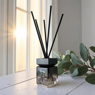Eucalyptus Sea Breeze Crystal-Infused Reed Diffuser, 100ml - Korvel