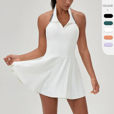 Vestido mono A-line para mujeres en tenis y golf