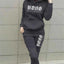 Ensemble de sweat à capuche et pantalon de survêtement de luxe pour femmes