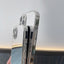 Coque de protection miroir arrière transparente de luxe pour iPhone
