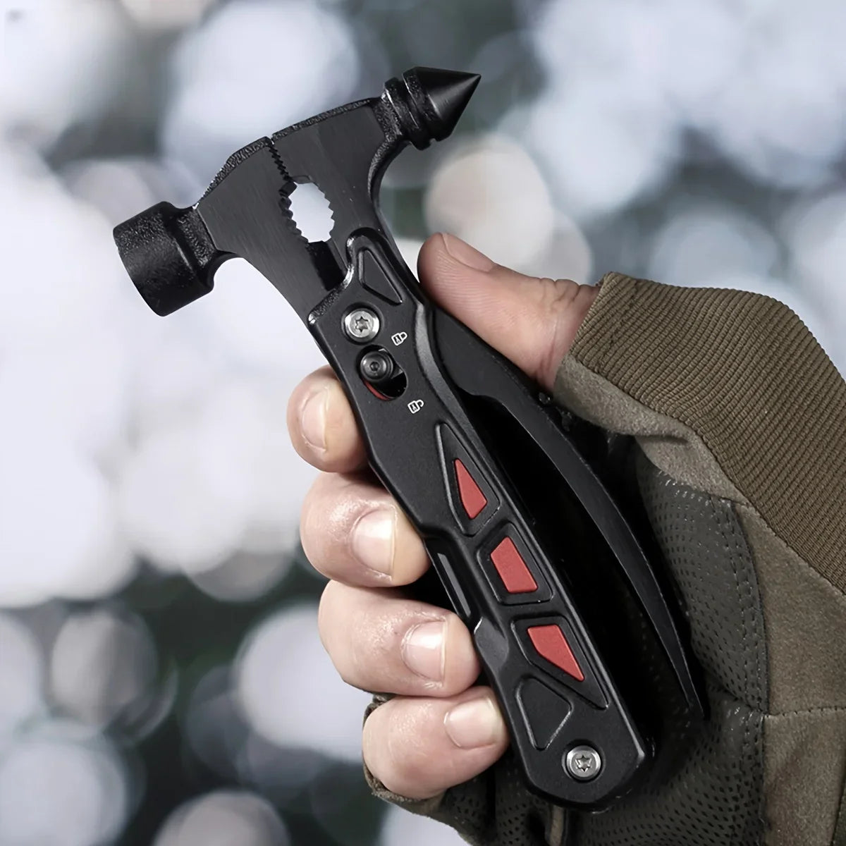 TrailMaster Compact Multitool & Tactical Hammer
