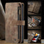 Vintage Leather Wallet Case for iPhone 11-14 Pro Max Mini