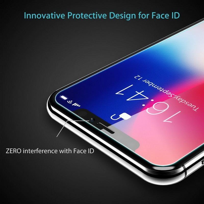 Protector de Pantalla de Vidrio Templado Premium de 4 Piezas para iPhone