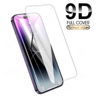 9D Full Cover Tempered Glass Screen Protector for iPhone