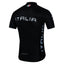 Jersey de Ciclismo Clásico Negro para Hombre - Camiseta de Manga Corta