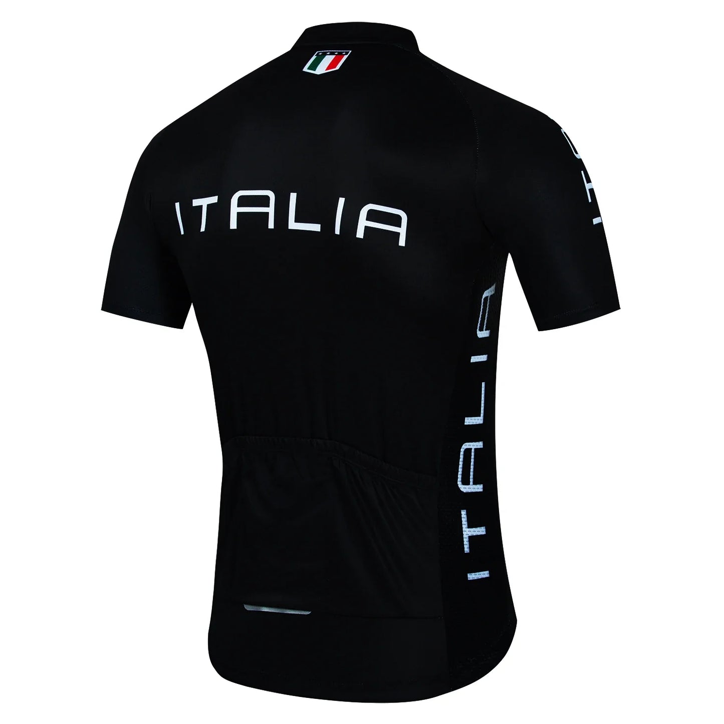Jersey de Ciclismo Clásico Negro para Hombre - Camiseta de Manga Corta