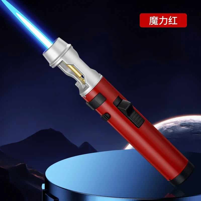 BlazeMaster Windproof Metal Torch for BBQ & Outdoor Cooking