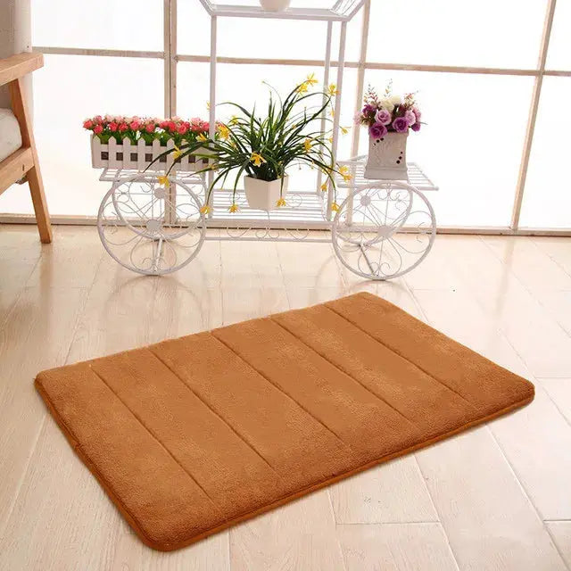 Tapis de bain en mousse à mémoire super absorbante
