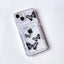 Transparent Butterfly Pattern Case for iPhone 14 Plus & More