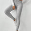 Leggings de punto acanalado hasta la mitad de la pantorrilla para mujeres