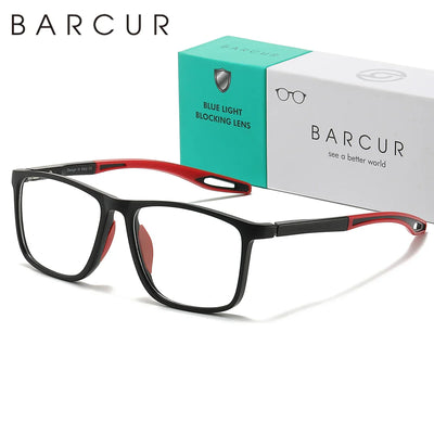 BARCUR Ultra-Light Sports Reading Glasses for Men & Women – Durable Presbyopia Eyewear with High-Definition Lenses – Stylish Rectangle Reade - Korvel