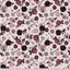 Tejido Digital Cuddle Black Cherry Secret Crush por Yarda