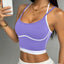 Color Block Shock-Absorbing Sports Vest for Women