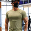T-shirts de sport pour hommes grande taille en tissu Dry Fit