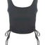 Top Corto Con Nudos: Camiseta Casual de Verano para Mujeres