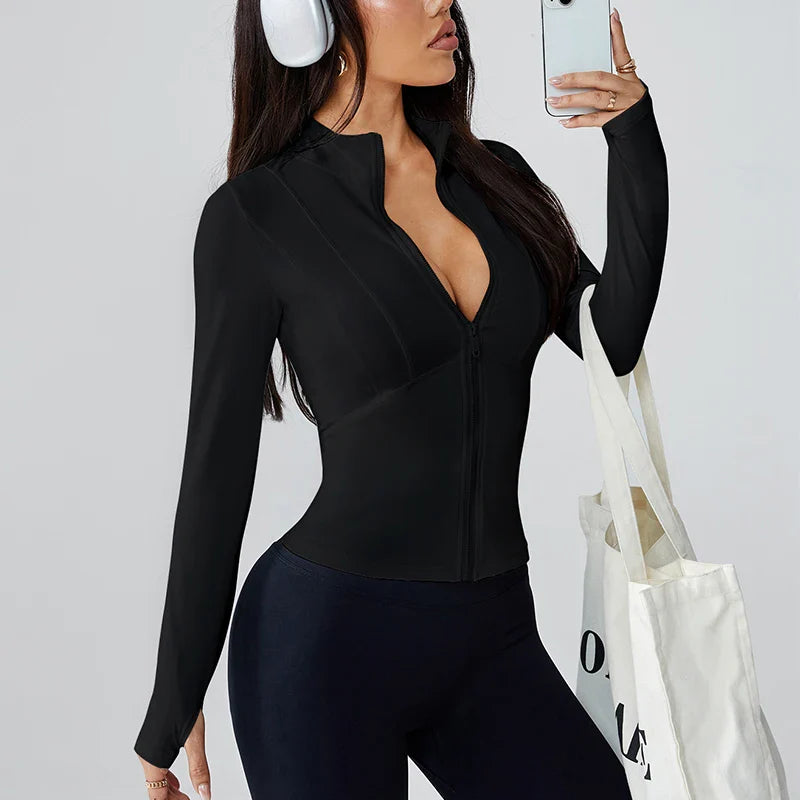 Chaqueta Deportiva para Mujeres de Secado Rápido y Protección Solar