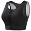 Plus Size Front Closure Sports Bra Tank Top