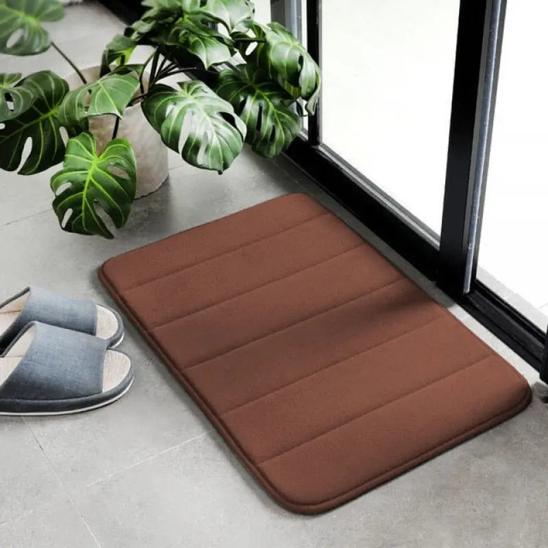 Tapis de bain en mousse à mémoire super absorbante