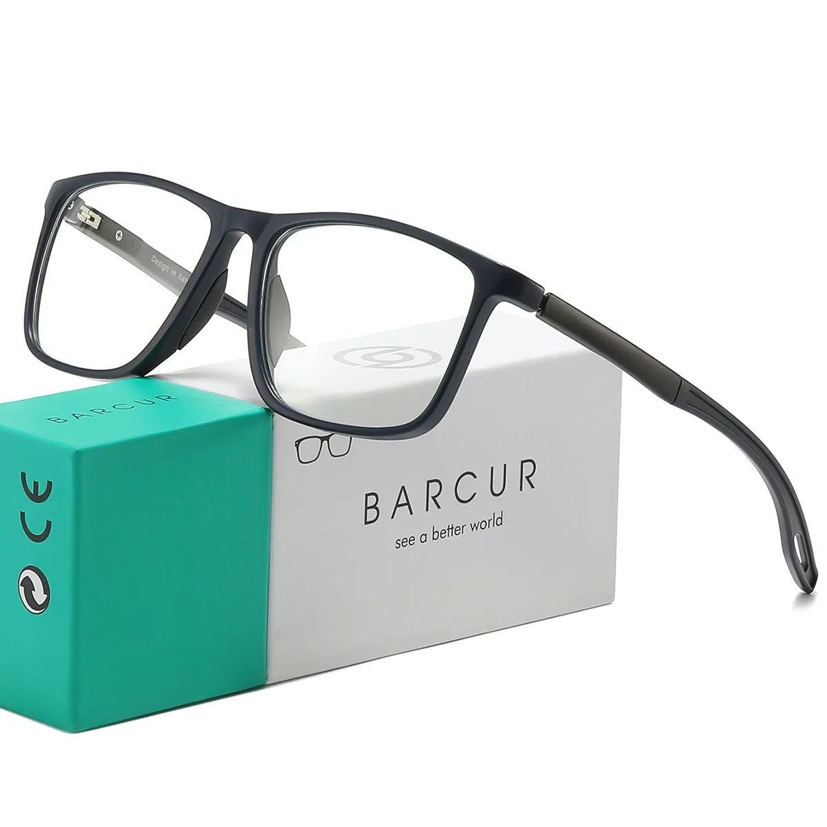 BARCUR Ultra-Light Sports Reading Glasses for Men & Women – Durable Presbyopia Eyewear with High-Definition Lenses – Stylish Rectangle Reade - Korvel