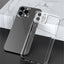Coque de téléphone transparente antichoc avec double emplacement pour cartes pour iPhone
