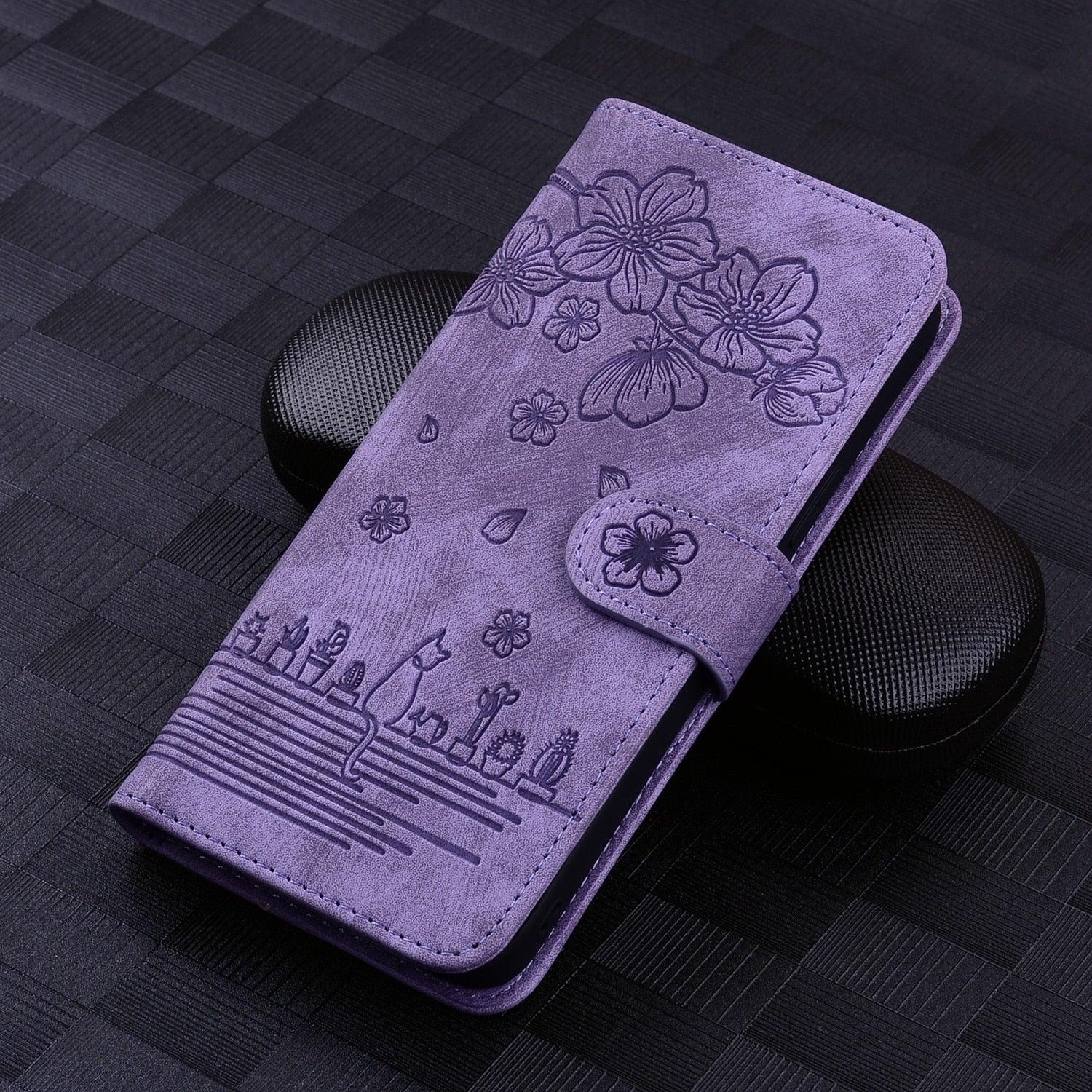 Elegant PU Leather Flip Case for iPhone 14/13/12/11 Series - Wallet & Stand Functionality - Korvel