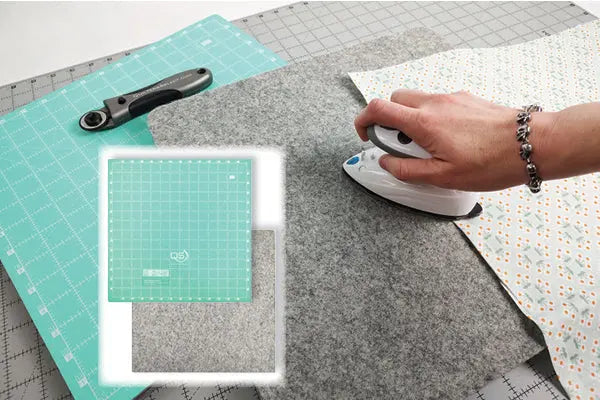 Alfombrilla de prensado y corte de lana Quilters Select 14" x 14"