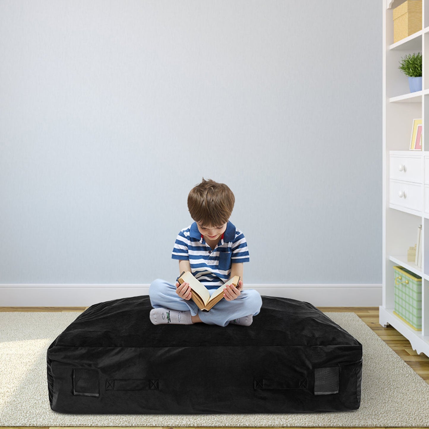 Gbruno Almohadilla Sensory Crash Pad de 47 x 35.5 Pulgadas - Negro