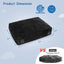 Gbruno Almohadilla Sensory Crash Pad de 47 x 35.5 Pulgadas - Negro