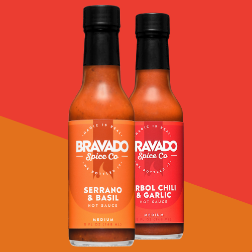 Zesty Serrano & Basil Hot Sauce – Medium Heat, 5 oz - Korvel