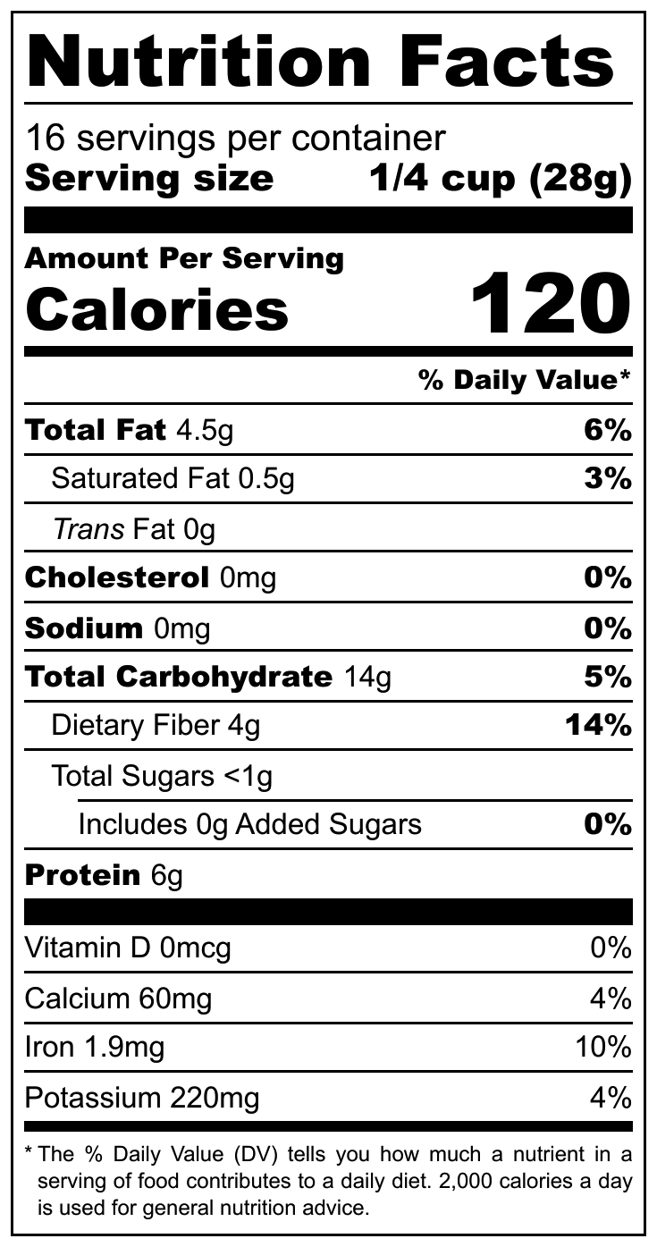 Nutritious Sesame Oatburger Mix - Vegan Delight - Korvel
