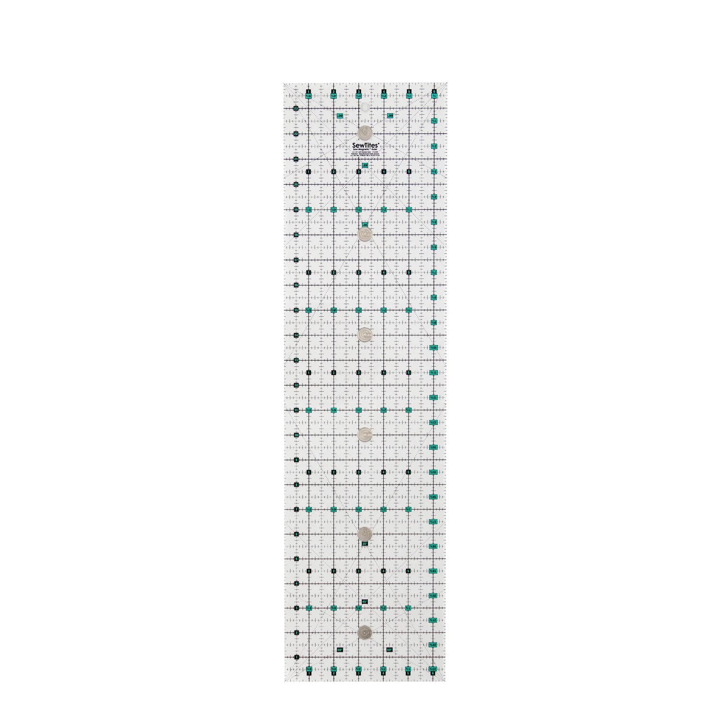 Règle magnétique pour gauchers 6-1/2in x 24in
