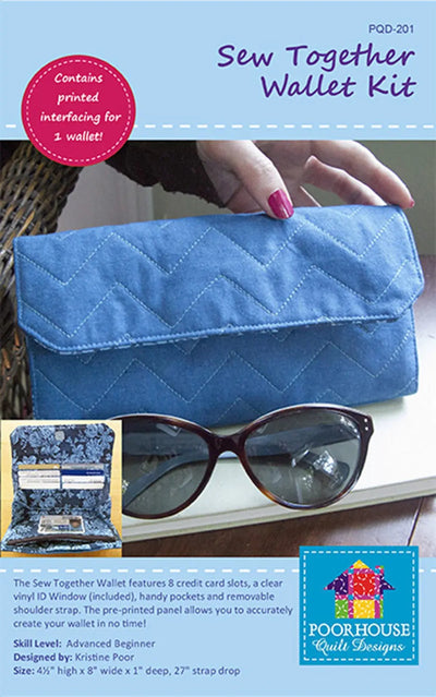Sew Together Wallet - Premium Sewing Kit